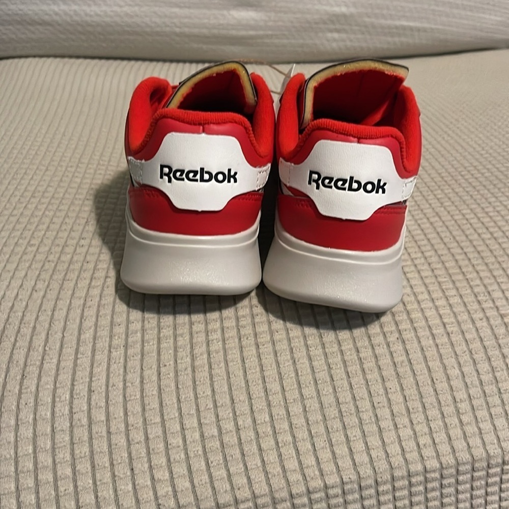 Reebok Red and White Sneakers Classic Low-Top Design - Picture 3 of 5